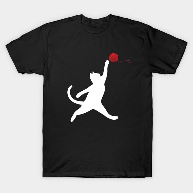 Cat Swatting At Ball Of Yarn T-Shirt Official onepiece Merch