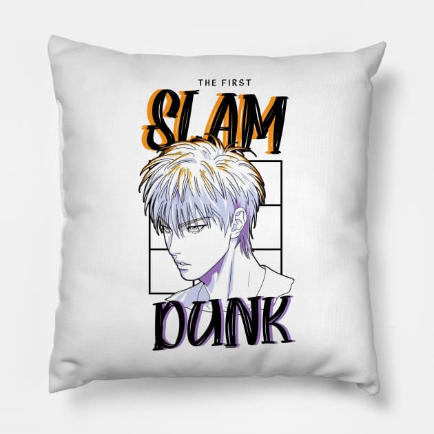 Rukawa The First Slam Dunk Anime Throw Pillow Official onepiece Merch