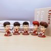 5pcs Set Car Interior Decoration Kawai Anime Slam Dunk Hanamichi Sakuragi Action Figure Figurines Ornament Auto 3 - Slam Dunk Store