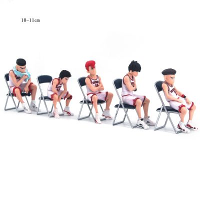 5pcs set Slam Dunk Figure PVC Action Toy Kaede Rukawa Hanamichi Sakuragi Takenori Miyagi Ryota Collection - Slam Dunk Store