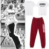 Anime Cosplay Slam Dunk Tracksuit Men s T Shirt Pants Suit KOGURE MIYAGI SAKURAGI RUKAWA MITSUI 1 - Slam Dunk Store