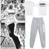 Anime Cosplay Slam Dunk Tracksuit Men s T Shirt Pants Suit KOGURE MIYAGI SAKURAGI RUKAWA MITSUI 2 - Slam Dunk Store