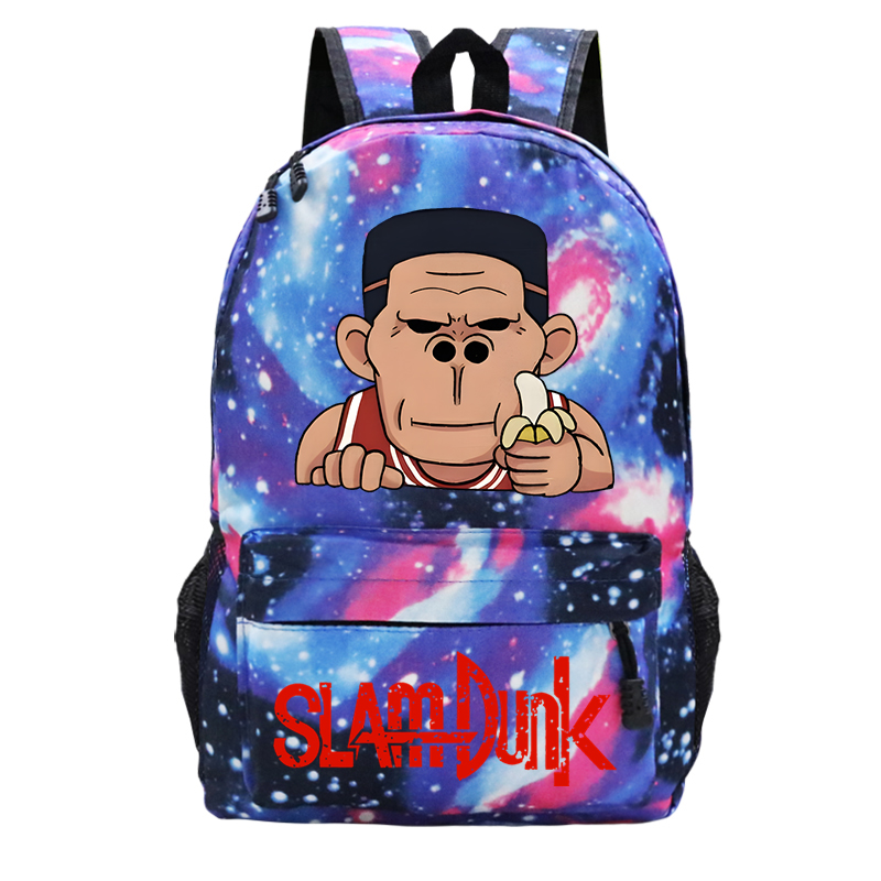 Anime SLAM DUNK Backpack Children Harajuku Basketball Bagpack Xiangbei Basketball School Bags Comic Mochilas Para Estudiantes 5 - Slam Dunk Store