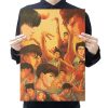 Anime SLAM DUNK Character collection kraft paper retro poster home decorative painting wall sticker decorative painting - Slam Dunk Store