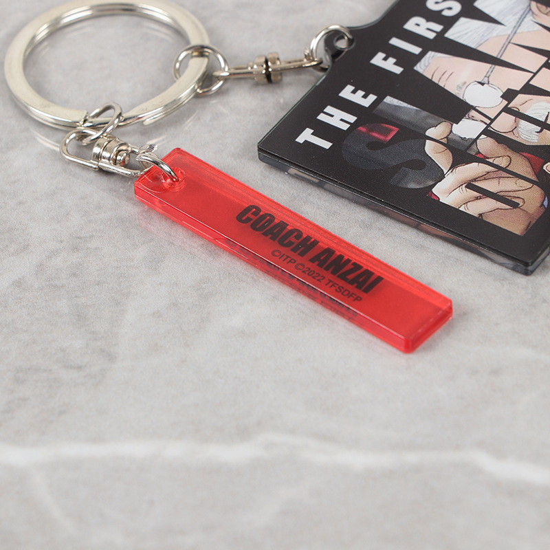 Anime SLAM DUNK Keychains Kaede Rukawa Sakuragi Hanamichi Men Key Chain for Women Fashion Figure Acrylic 2 - Slam Dunk Store