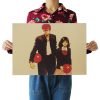 Anime SLAM DUNK Retro kraft paper poster home decoration painting wall sticker 50 5x35cm - Slam Dunk Store