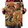 Anime SLAM DUNK Retro kraft paper poster home decoration painting wall sticker 50 5x35cm 2 - Slam Dunk Store