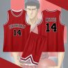 Anime Sakuragi Hanamichi Cosplay Slam Dunk Jersey Shohoku School Basketball Team Uniform Sportswear Kaede Rukawa Cosplay 2 - Slam Dunk Store