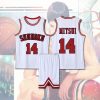 Anime Slam Dunk Cosplay Sakuragi Hanamichi Jersey Kaede Rukawa Cosplay Costume Jersey Shohoku School Basketball Team 3 - Slam Dunk Store