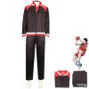 Anime Slam Dunk Rukawa Kaede Sakuragi Hanamichi Cosplay Costume Black Sportswear Uniform Coat Man Woman Halloween - Slam Dunk Store