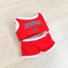 Anime Slam Dunk Sakuragi Hanamichi Rukawa Kaede Costume For 20cm Plush Doll Clothing Clothes Toy Cute 1 - Slam Dunk Store