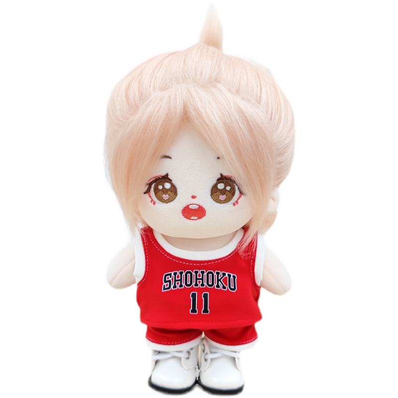 Anime Slam Dunk Sakuragi Hanamichi Rukawa Kaede Costume For 20cm Plush Doll Clothing Clothes Toy Cute 4 - Slam Dunk Store