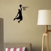 Cartoon Basketball Player Dunk wall Sticker for home decorative Vinyl Living Room wall decor decals Switch 2 - Slam Dunk Store