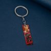 Cartoon SLAM DUNK Keychain Stainless Steel Pendant Anime Figure Painting Kaede Rukawa Sakuragi Hanamichi Keyring Key 3 - Slam Dunk Store