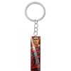 Cartoon SLAM DUNK Keychain Stainless Steel Pendant Anime Figure Painting Kaede Rukawa Sakuragi Hanamichi Keyring Key 4 - Slam Dunk Store
