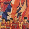 DLKKLB Classic Animation Movie SLAM DUNK Poster Vintage Bedroom Dormitory Home Decoration Painting 51x36cm Art Wall 3 - Slam Dunk Store