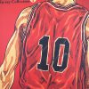 DLKKLB Comic Slam Dunk Basketball Vintage Kraft Paper Room Decor Retro Poster Home Decorative Painting 51x36cm 3 - Slam Dunk Store