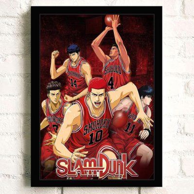 Japan abstract Anime figure SLAM DUNK wall art Home Decor Nursery Kids Room poster Cartoon Painting 11.jpg 640x640 11 - Slam Dunk Store
