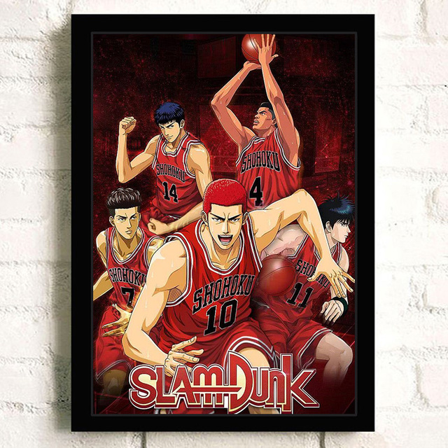 Japan abstract Anime figure SLAM DUNK wall art Home Decor Nursery Kids Room poster Cartoon Painting 11.jpg 640x640 11 - Slam Dunk Store