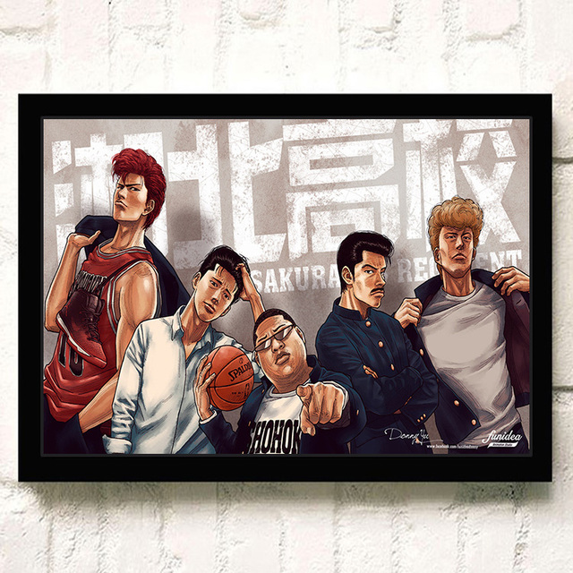 Japan abstract Anime figure SLAM DUNK wall art Home Decor Nursery Kids Room poster Cartoon Painting 16.jpg 640x640 16 - Slam Dunk Store