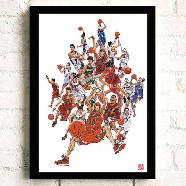 Japan abstract Anime figure SLAM DUNK wall art Home Decor Nursery Kids Room poster Cartoon Painting 27.jpg 640x640 27 - Slam Dunk Store