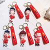 Kawaii Japan Anime Slam Dunk Sakuragi Hanamichi Keychains PVC Cartoon Figure Model Pendant Keyrings Figure Key 2 - Slam Dunk Store