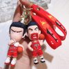 Kawaii Japan Anime Slam Dunk Sakuragi Hanamichi Keychains PVC Cartoon Figure Model Pendant Keyrings Figure Key 3 - Slam Dunk Store