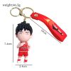 Kawaii Japan Anime Slam Dunk Sakuragi Hanamichi Keychains PVC Cartoon Figure Model Pendant Keyrings Figure Key 4 - Slam Dunk Store