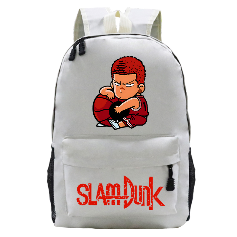 SLAM DUNK Harajuku Bookbag Anime Sakuragi Hanamichi Boy Sac A Dos Fashion Zipper Backpack Comic Basketball 1 - Slam Dunk Store
