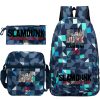 SLAM DUNK Schoolbag for Student 3pcs set Travel Backpacks Casual Laptop Backpack Mochilas Para Estudiantes PenBag 4 - Slam Dunk Store