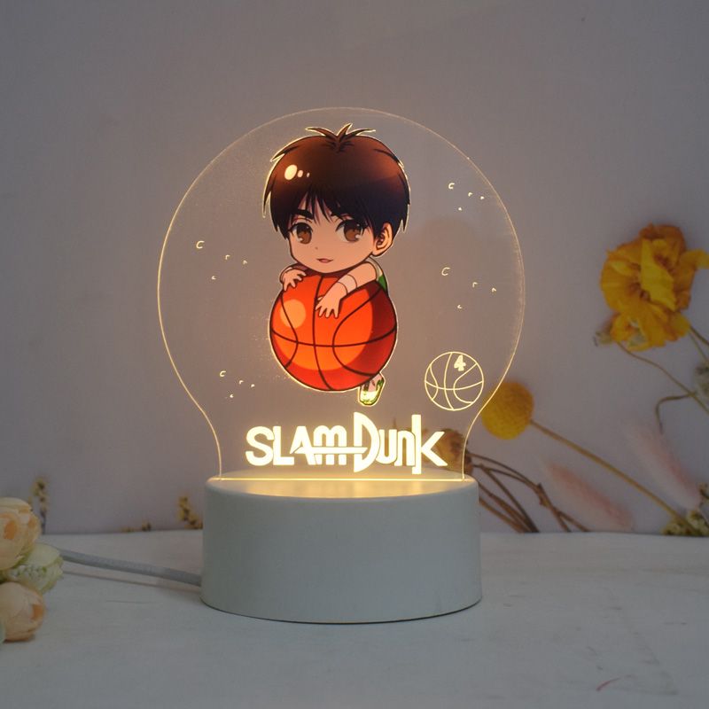 Slam Dunk 3d Toy Figures Sakuragi Hanamichi Anime Led Light Gifts Lamp Cartoon Print Acrylic Kawaii 1 - Slam Dunk Store