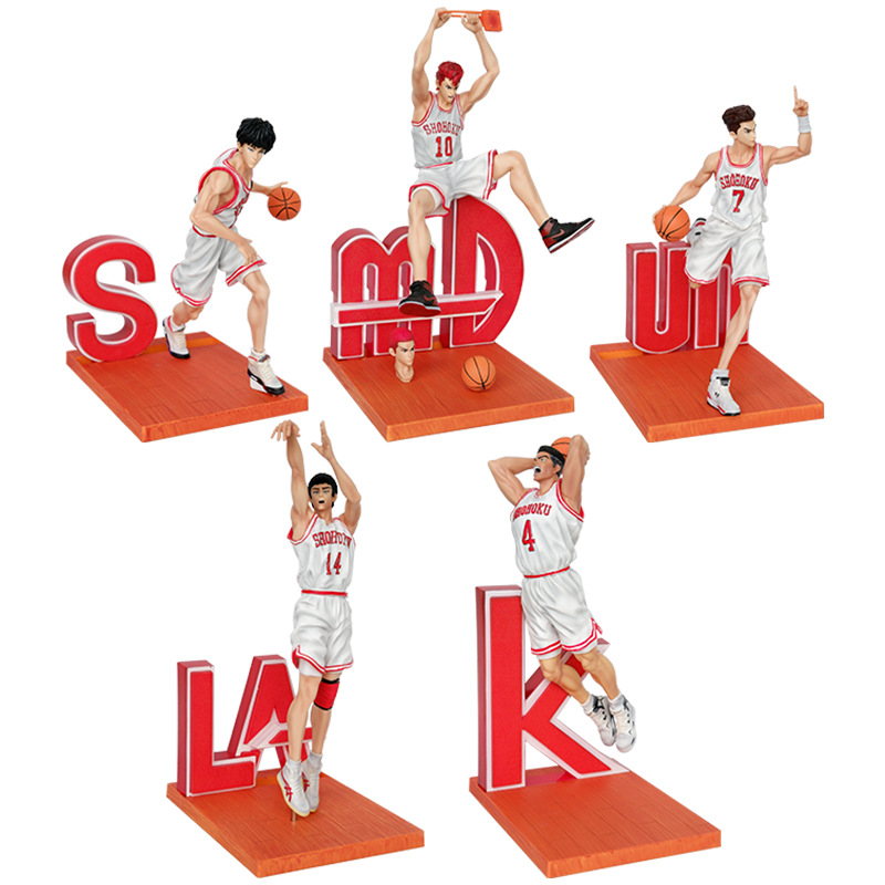 Slam Dunk Action Figure Anime Rukawa Kaede Sakuragi Hanamichi Ryouta Miyagi Akagi Takenori Mitsui Hisashi PVC - Slam Dunk Store