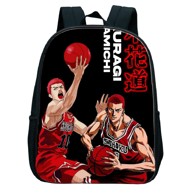 Slam Dunk Anime Kids Backpack Anime School Bag for Girls 12 Inch Waterproof Rucksack Basketball Manga 5 - Slam Dunk Store