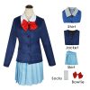Slam Dunk Haruko Akagi Cosplay JK Uniform Anime Clothing hauti girls halloween costumes for women party 5 - Slam Dunk Store