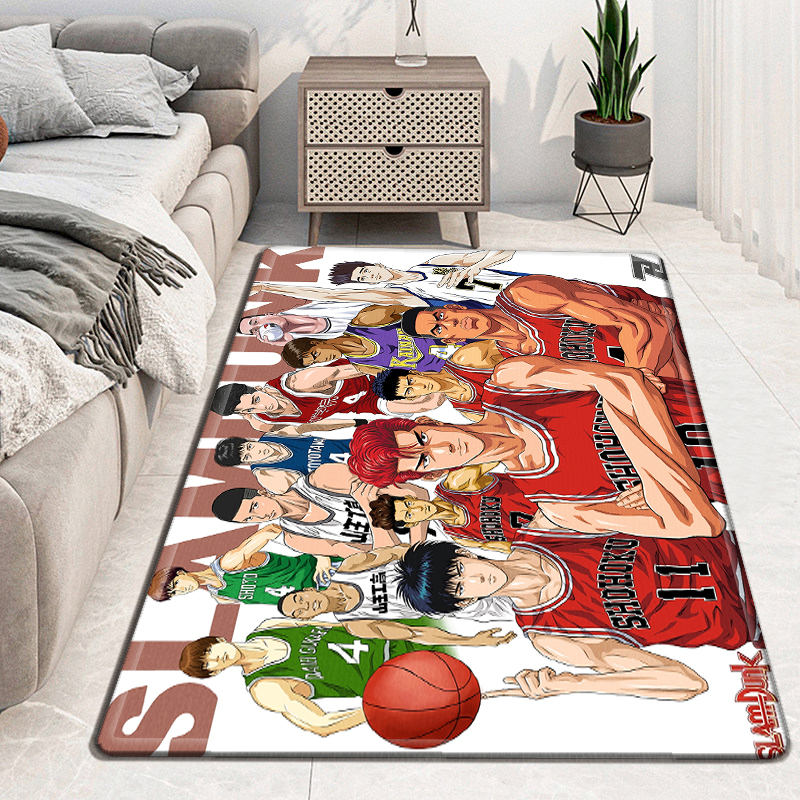 Slam Dunk Japan Anime Cartoon Area Rug Carpet Rug for Living Room Bedroom Sofa Doormat Decoration 1 - Slam Dunk Store
