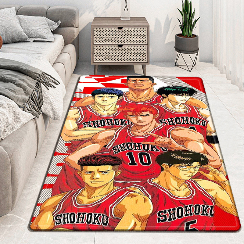 Slam Dunk Japan Anime Cartoon Area Rug Carpet Rug for Living Room Bedroom Sofa Doormat Decoration 4 - Slam Dunk Store