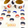 Slam Dunk Stationery Stickers Anime Sakuragi Hanamichi Kaede Rukawa Sticker Stationery Student sellotape Waterproof Kawaii Decor - Slam Dunk Store