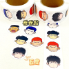 Slam Dunk Stationery Stickers Anime Sakuragi Hanamichi Kaede Rukawa Sticker Stationery Student sellotape Waterproof Kawaii Decor 2 - Slam Dunk Store