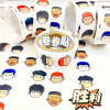 Slam Dunk Stationery Stickers Anime Sakuragi Hanamichi Kaede Rukawa Sticker Stationery Student sellotape Waterproof Kawaii Decor 5 - Slam Dunk Store