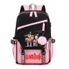 Student Female Fashion Backpack Slam Dunk Anime Teens School Bag Women Laptop Bookbag Basketball Rukawa Kaede 5 - Slam Dunk Store