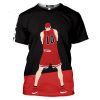 Anime SLAM DUNK Funny Hanamichi Sakuragi Rukawa Kaede 3D Print T Shirt Men Summer Tshirt Casual - Slam Dunk Store