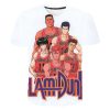 Hot Sale Anime Slam Dunk 3D Graphic T shirt Summer Fashion Casual Harajuku Short Sleeve Round - Slam Dunk Store
