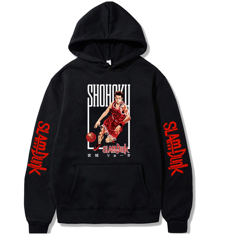Japanese Manga Slam Dunk Hoodie Printed Fashion Trend Men s Hoodies Clothing Unisex Harajuku Streetwear Autumn - Slam Dunk Store