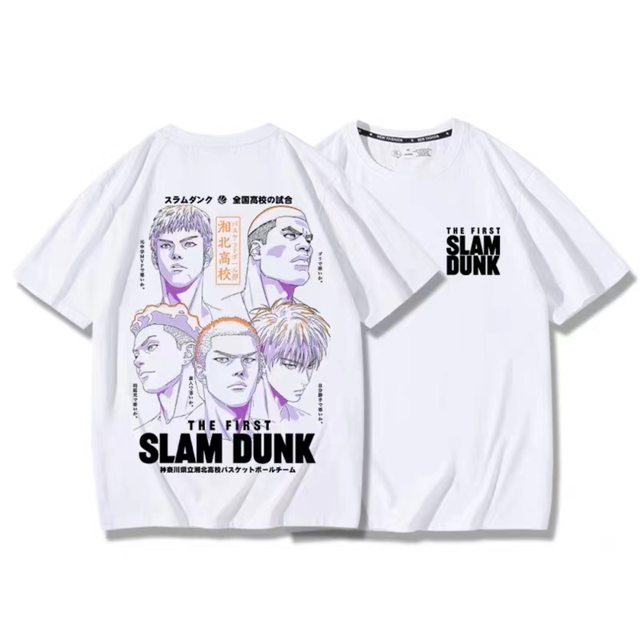 Slam Dunk Anime T shirt Basketball Manga Graphic Oversize Men Cotton Short Sleeve Tee Women - Slam Dunk Store