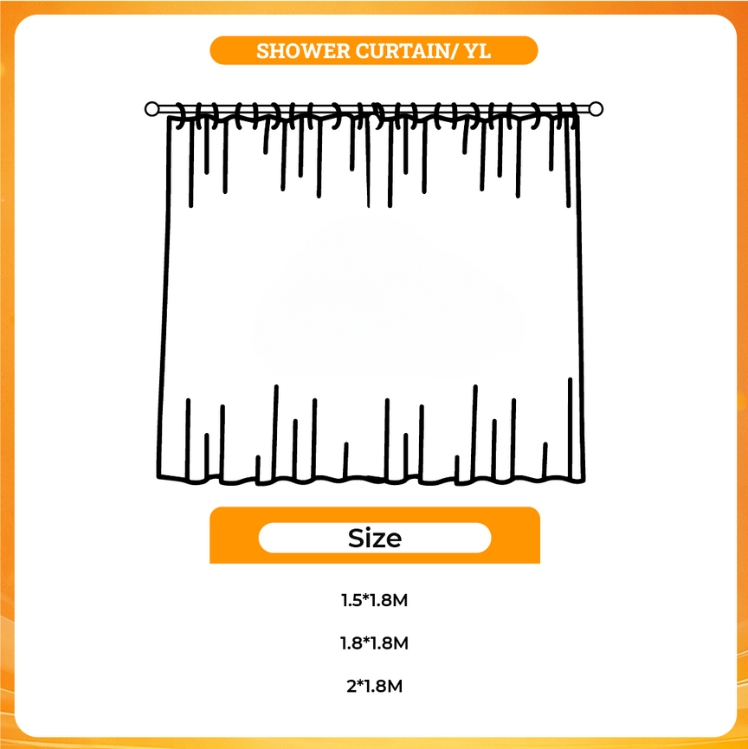 3D shower curtain - Slam Dunk Store