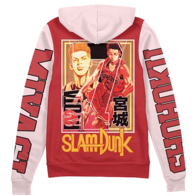 miyagi Zip Hoodie Back Mockup - Slam Dunk Store