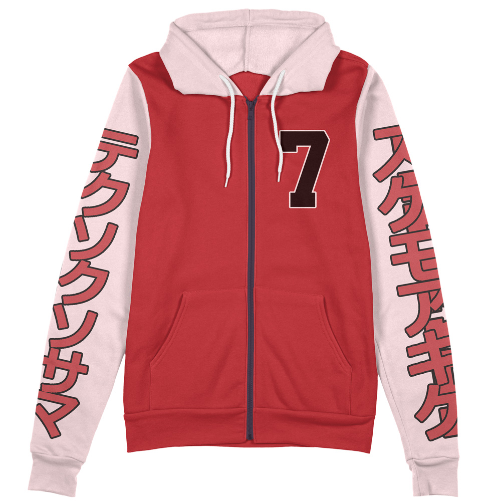 miyagi Zip Hoodie Front Mockup - Slam Dunk Store