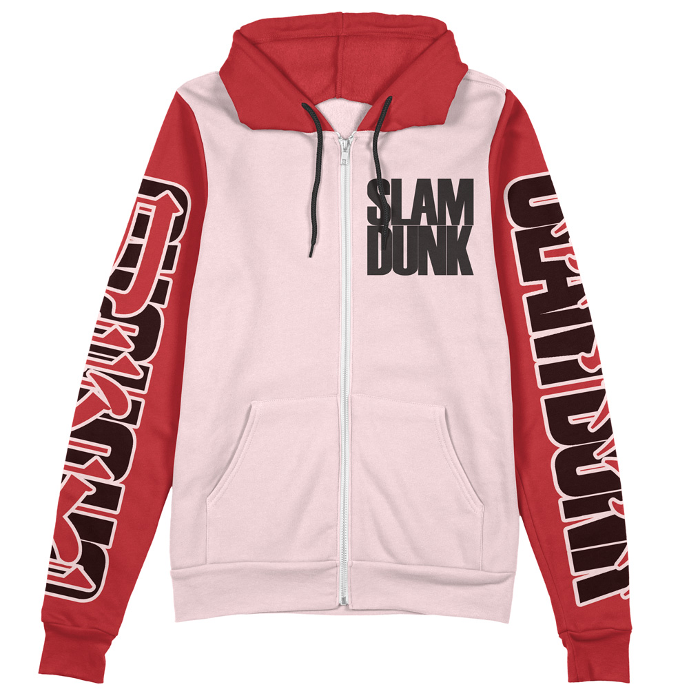 shohoku Zip Hoodie Front Mockup - Slam Dunk Store